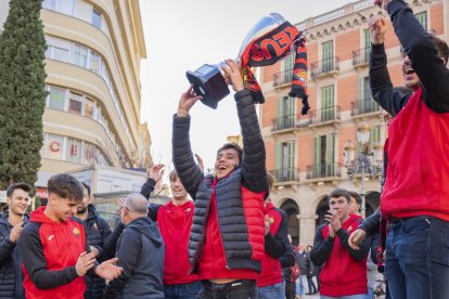 Celebración Reus Deportiu de hockey.