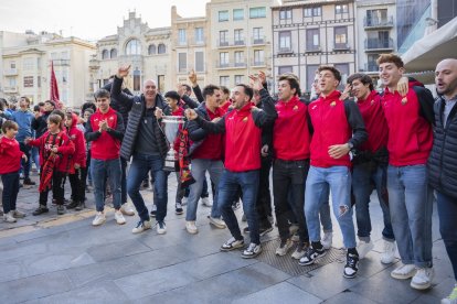 Celebración Reus Deportiu de hockey.