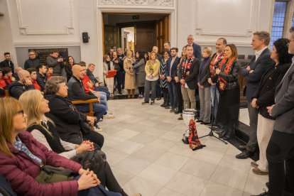 Celebración Reus Deportiu de hockey.