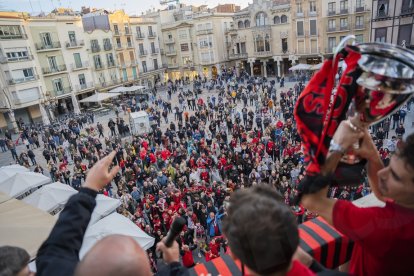 Celebració Reus Deportiu de hoquei.