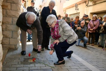 Homenatge a la família de Joan Mallofré Nin, deportat a un camp nazi.