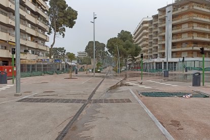 El trànsit de la cruïlla formada pels carrers Amposta, Montblanc i Murillo, ja està reobert