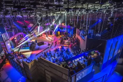 Imagen de un plató de RTVE.