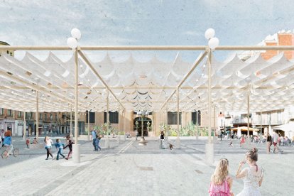 Imagen del aspecto que tendrá la Plaza Corsini una vez terminado el proyecto.