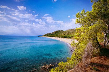 Imagen de la playa del Torn, en Hospitalet de l'Infant.