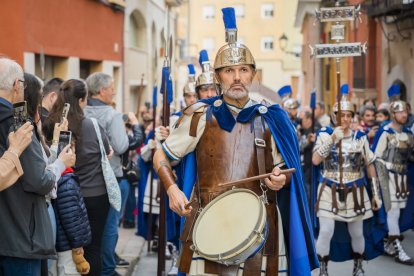 Viacrucis procesional del Lunes Santo en Tarragona.