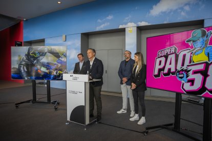 Fotografia de l’acte de presentació de la 17a edició del Saló de la Moto.