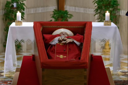 Les restes del papa Francesc.