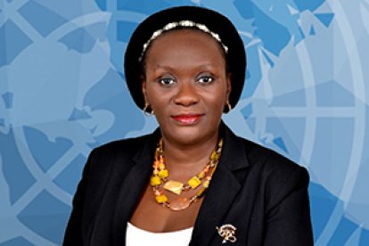 Imatge de la condemnada, Lydia Mugambe.