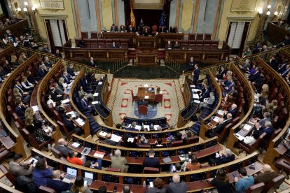 Imatge d'arxiu del ple del Congrés dels Diputats