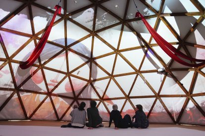 Imatge de l'interior de la cúpula.