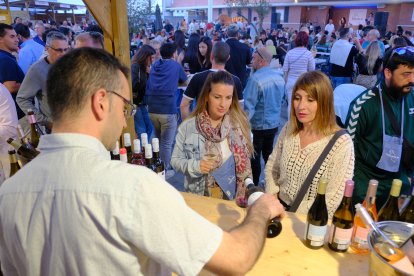 Un instant de la Fira del Vi de la Pobla.