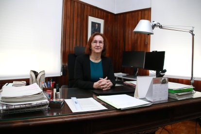 La fiscal en cap de Tarragona, Maria José Osuna, al seu despatx