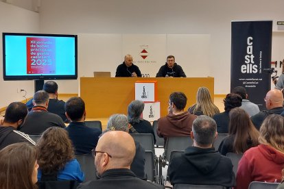 Imatge de la XII jornada de gestió del món casteller