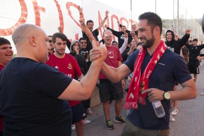 Despedida de la afición a Dani Vidal.