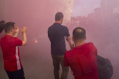 Despedida de la afición a Dani Vidal.