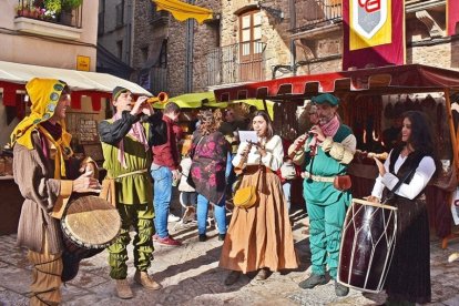 Imagen de archivo de una feria medieval.