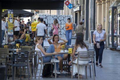 Las calles respiran normalidad durante la tarde de simulacro.