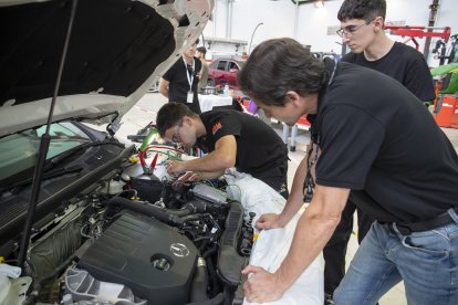 Imatge del Catskills, el campionat de Catalunya d’FP celebrat a l'Institut Pere Martell de Tarragona.
