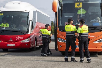 Els Mossos d’Esquadra van establir el dispositiu a Salou i en altres punts de les diferents províncies.