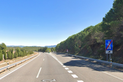 Àrea de descans de l'A-2 a l'altura de Vimbodí i Poblet.