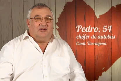 Imagen de Pedro, el chófer de Tarragona que ha revolucinado First Dates.