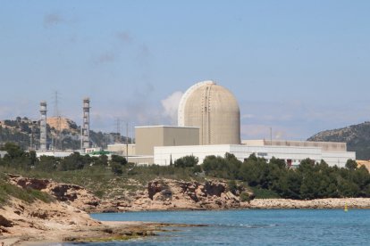 Imatges de la central nuclear de Vandellòs II durant l'apagada elèctrica del 28 d'abril.