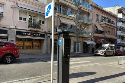 Un dels parquímetres de Torredembarra.