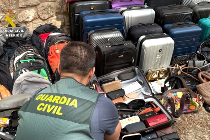 Alguns dels objectes robats a les àrees de servei de l'AP-7.