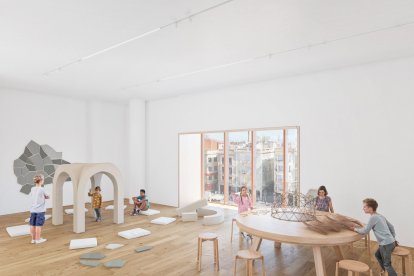 Imatge virtual del projecte guanyador del concurs d'idees de renovació del Gaudí Centre.