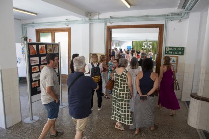 Desenes d’exalumnes van assistir a la festa de celebració dels 55 anys de l’Escola Marià Fortuny.