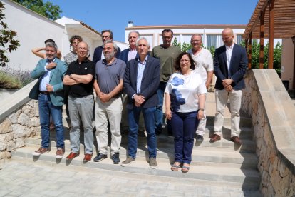 Representants institucionals de la Taula de l'IRTA a Tarragona celebrada a Mas Bové.