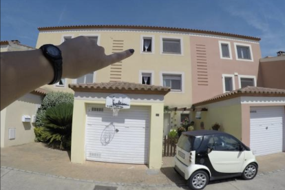 Imagen de la casa ocupada.