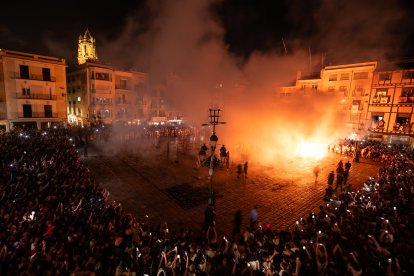 Imatge de la tronada de vigília de Sant Pere a Reus.
