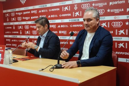 Noé Calleja durant la presentació.