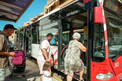 Imatge d'un bus de l'EMT.