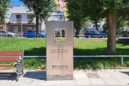 Imatge de la nova font instal·lada a Bonavista.