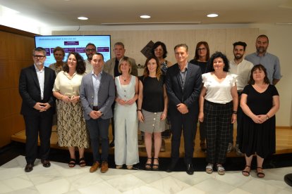 A la fila inferior, Llauradó, Guaita, Baiges i Martínez.