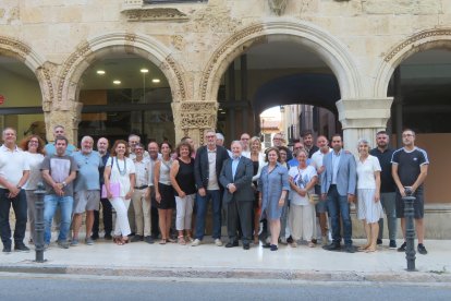 Els membres del Consell Comarcal del Tarragonès després de la proclamació del nou president.
