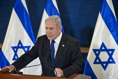 Imatge d'arxiu del primer ministre d'Israel, Benjamin Netanyahu