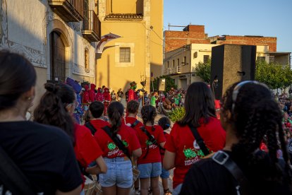 Un instant del ball de Sant Miquel.