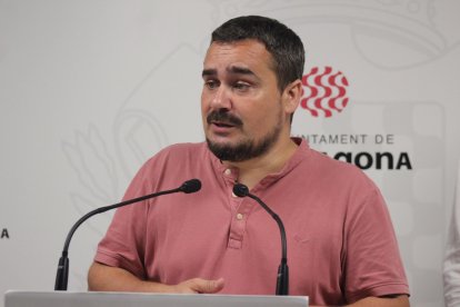 Jordi Collado, portaveu d'En Comú Podem.