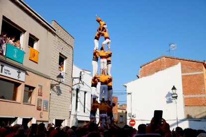 3 de 7 dels Bous de la Bisbal a la diada de la Mare de Déu d'Agost de la Bisbal del Penedès