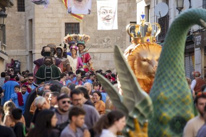 Imatge d’arxiu d’elements del Seguici durant la Processó Solemne de Sant Pere de Reus 2025.