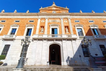 Imatge d'arxiu de la façana del Palau Municipal de l'Ajuntament de Tarragona.