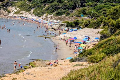 Imatge de la platja Llarga de Salou.