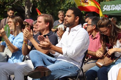 El líder de Vox a Catalunya, Ignacio Garriga, i el portaveu parlamentari, Juan Garriga