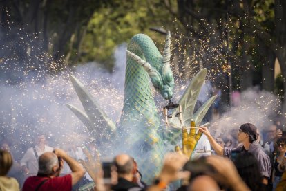 Baixada del Seguici al Santuari de Misericòrdia.