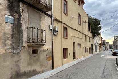 Imatge del carrer del Molí.