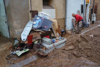 Conseqüències de les pluges torrencials al Montsià.